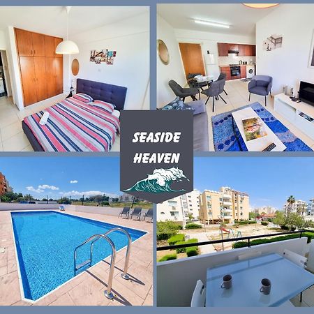 Seaside Heaven Apartment With Pool Lárnaca Exterior foto